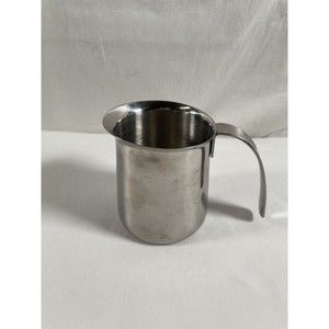 1990s Krups 18/8 Stainless Steel Pitcher Espresseo Milk Frothing 3.5"x3"